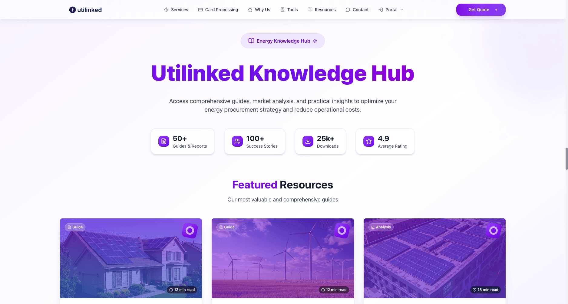 Utilinked — mobile screenshot
