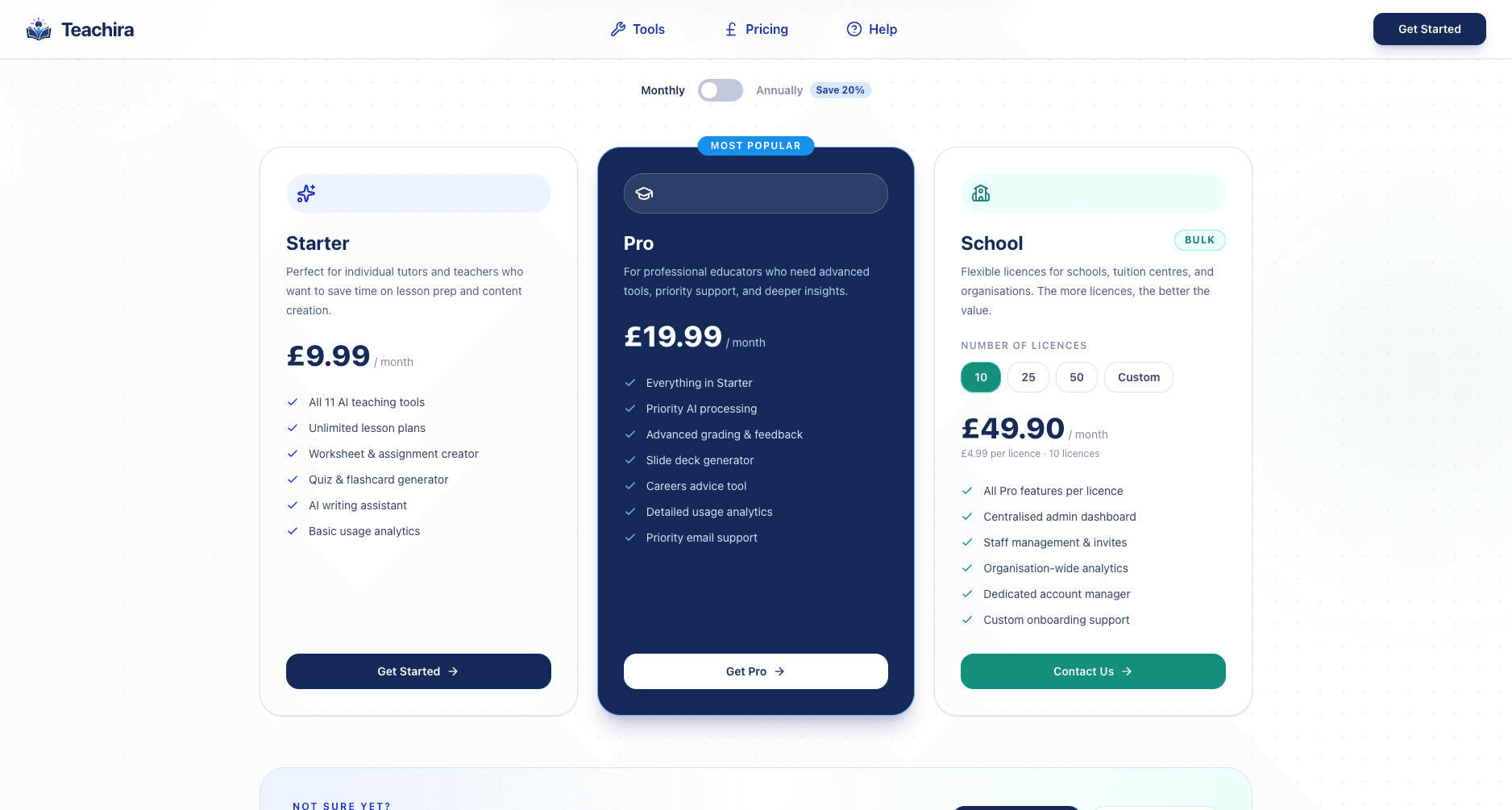 Teachira — mobile screenshot